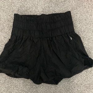 Free people movement black shorts